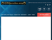 Tablet Screenshot of conjurationcon.com
